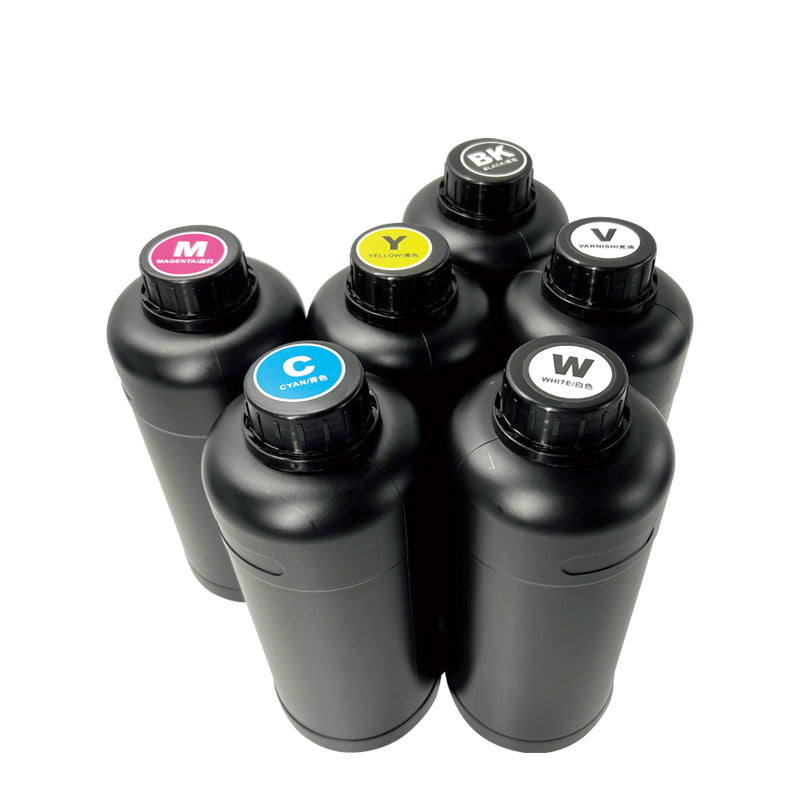 UV Inks CMYKW+Varnish