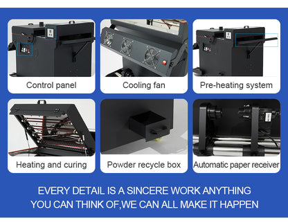 Mini Handheld Heat Press Machine for Stickers & Fabric Printing