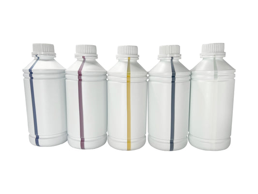 1000ml White Fluorescent CMYKW Pigment Ink for I3200 DTF Printer
