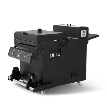 Automatic A1 DTF Printer with 600mm Powder Shaker & Oven | CMYKW I3200 Ink