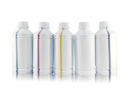 1000ml White Fluorescent CMYKW Pigment Ink for I3200 DTF Printer