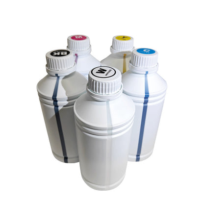 1000ml White Fluorescent CMYKW Pigment Ink for I3200 DTF Printer