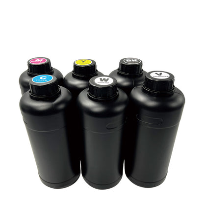 UV Inks CMYKW+Varnish