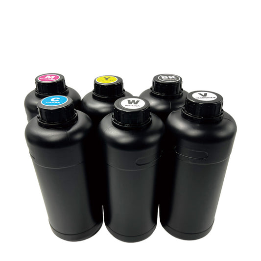 UV Inks CMYKW+Varnish